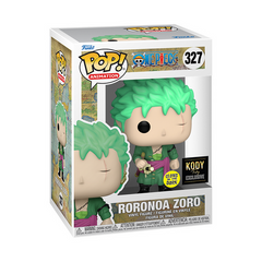 Funko Pop! Anime: One Piece - Roronoa Zoro #327 [KODY Trading Exclusive - GITD]