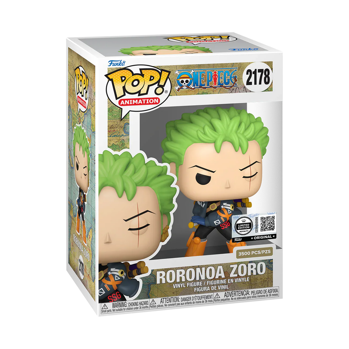 Funko Pop! Anime: One Piece - Roronoa Zoro #2178 [Funko Royalty Limited Edition - 3,500pcs] *PREORDER*