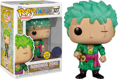 Funko Pop! Anime: One Piece - Roronoa Zoro #327 [KODY Trading Exclusive - GITD]